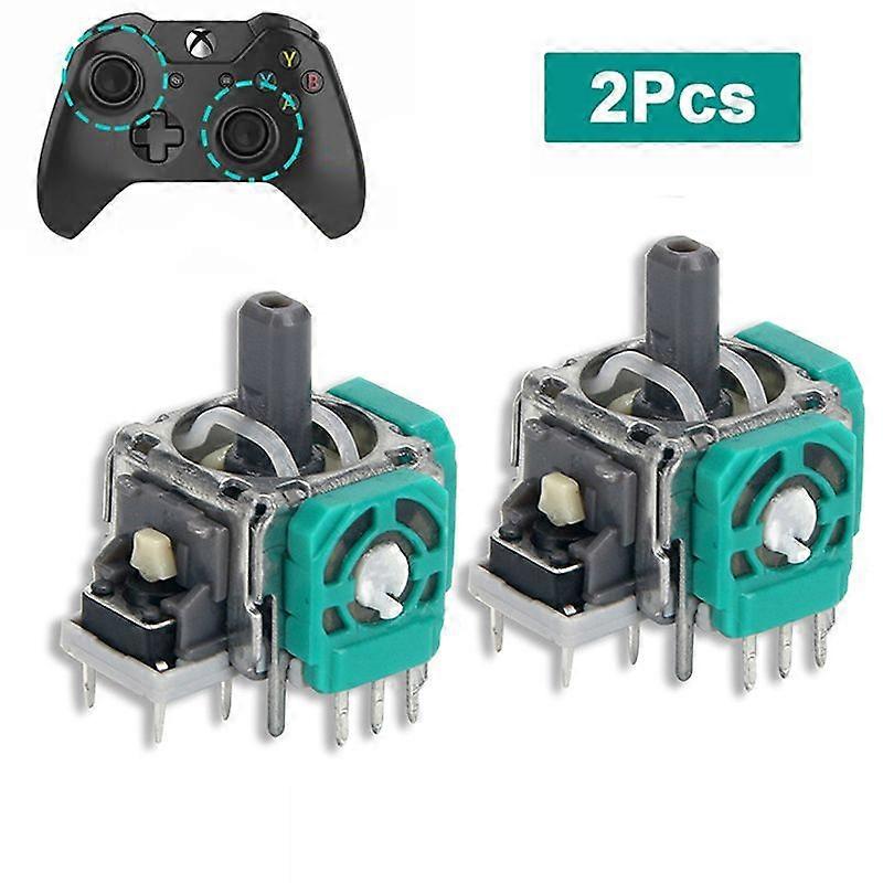 2Pcs Replacement 3D Analog Stick Thumb Stick For X Box One Controller Joystick