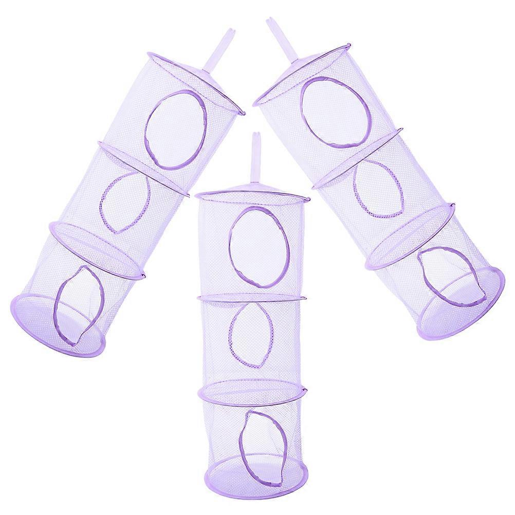 Foldable Stuffed Animal Hammocks For Laundry Drying 15Pcs Breathable Mesh Design Material