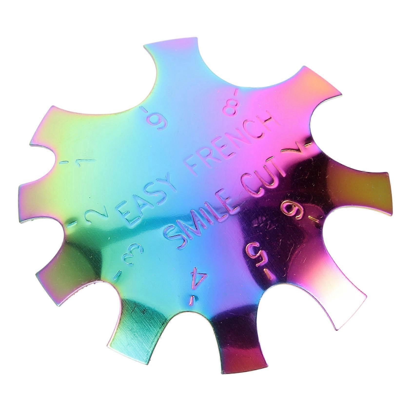 Stainless Steel Nail Art Stamping Plate with Precise Pattern Stenciling, Reusable Manicure Stencil