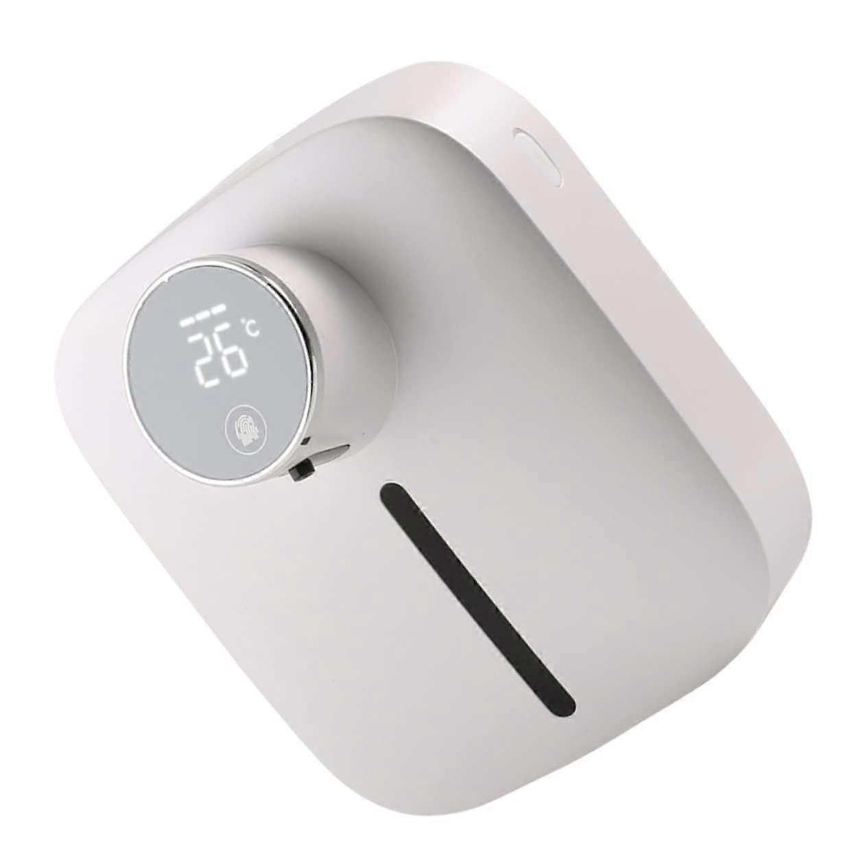 Automatic Foaming Soap Dispenser Wall Mounted Touchless Sensor Rechargeable for Home Bathroom White