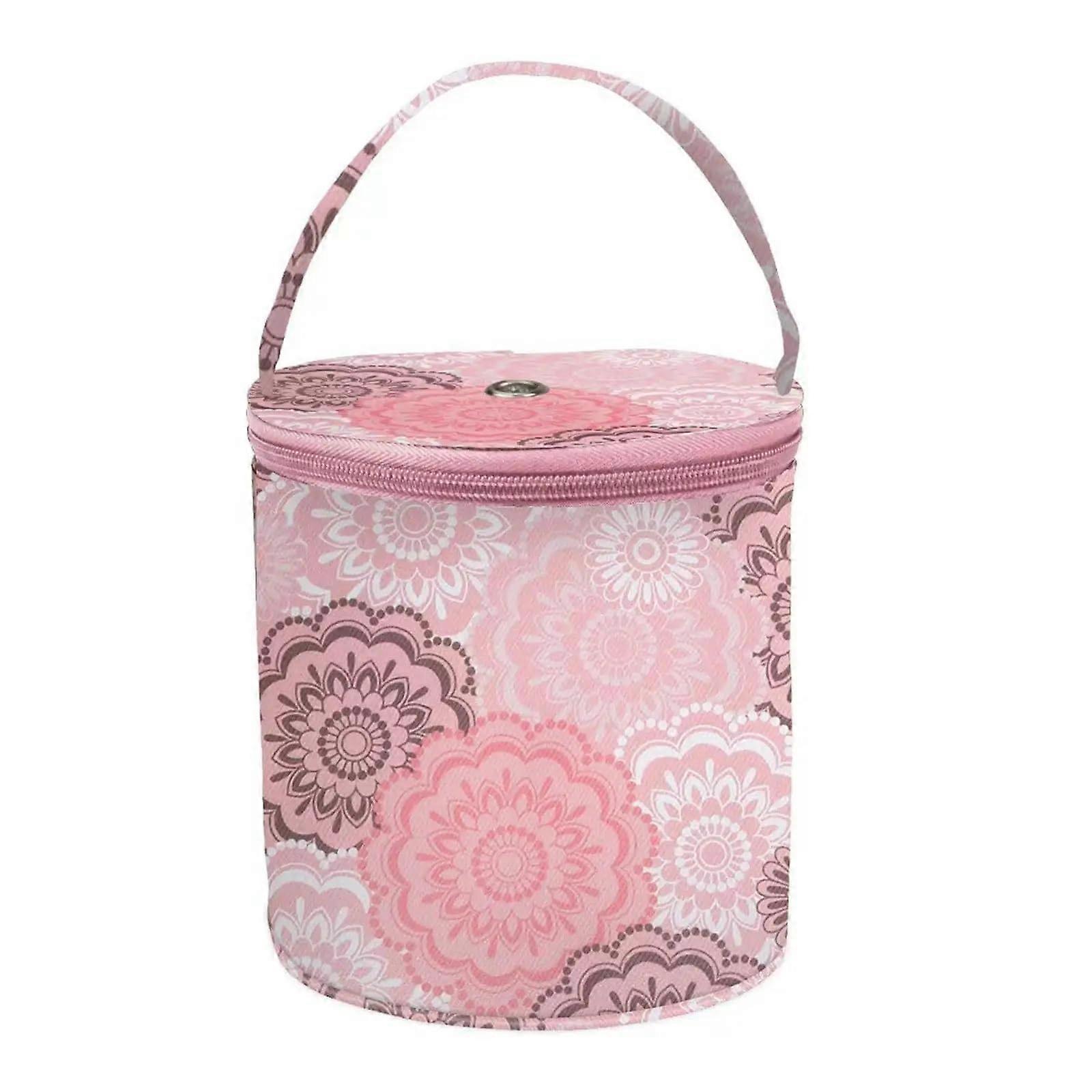 Sewing Box Organizer with Spacious Storage for Threads and Needles, Yarn Storage Bag for Knitting