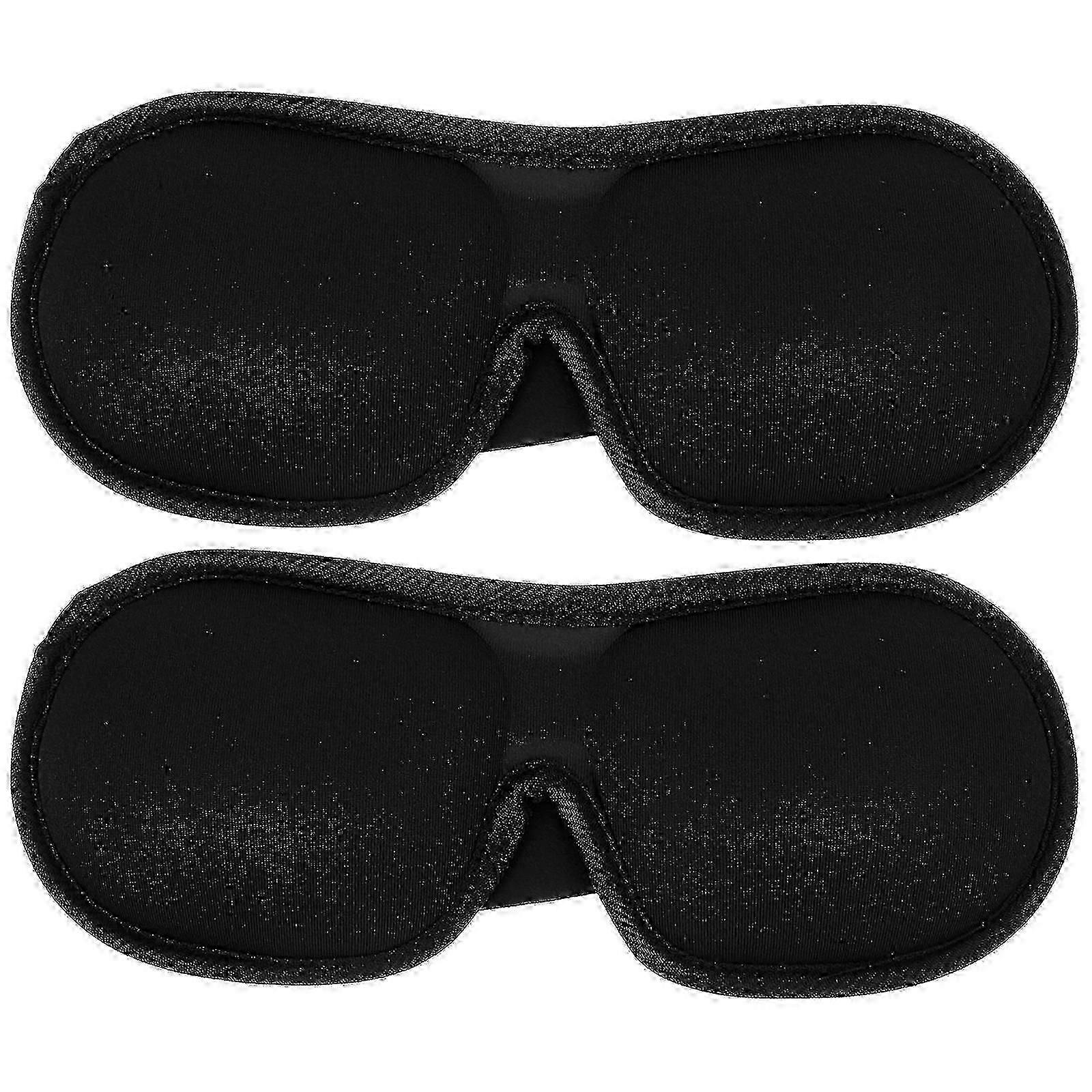 2Pcs Memory Eye Patch Sleeping Eye Mask Simple Eyeshade Nap Blindfold Airplane Blinder