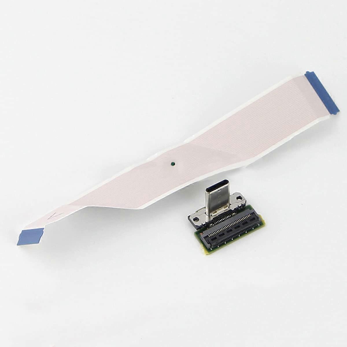 USBC Charging Port Replacement with Flex Cable PCB Board for Fast Charging for Nintendo Switch Dock