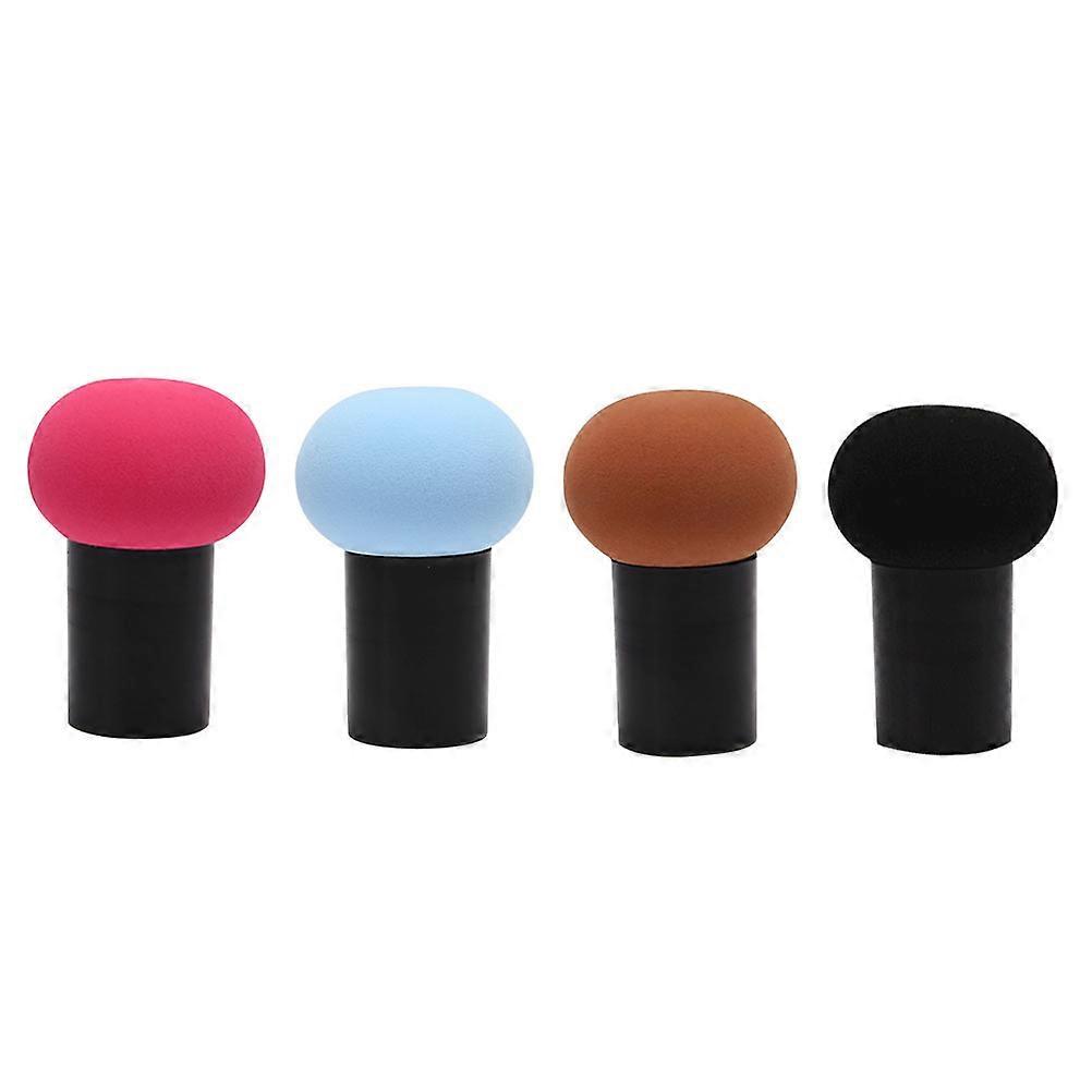 4Pcs Mushroom Head Facial Makeup Puff for Foundation Use