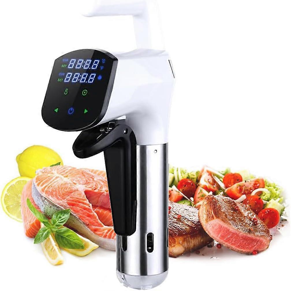 Sous Vide Cooker with WiFi 1100W Precision Immersion Circulator Rapid Heating LED Display White