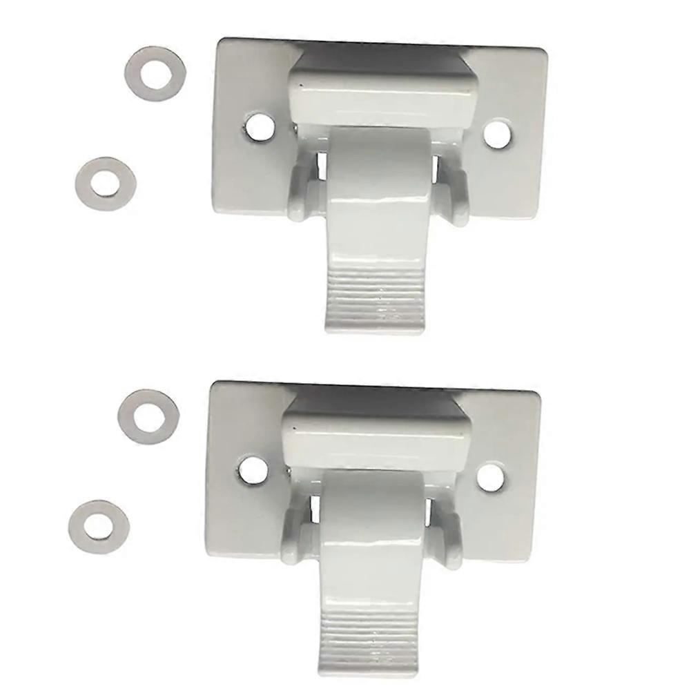2PCS Awning Arm Lower Mounting Brackets for RV Camper Trailer Bottom Replacement