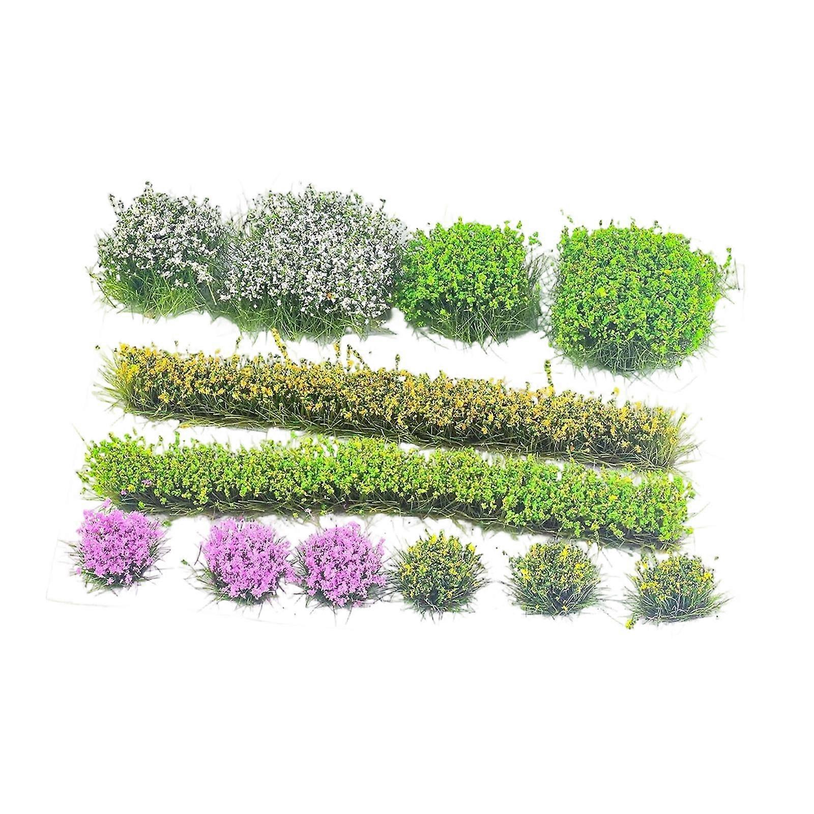 DIY Miniature Grass Tufts Artificial Grass Modeling Versatile Flower Cluster for