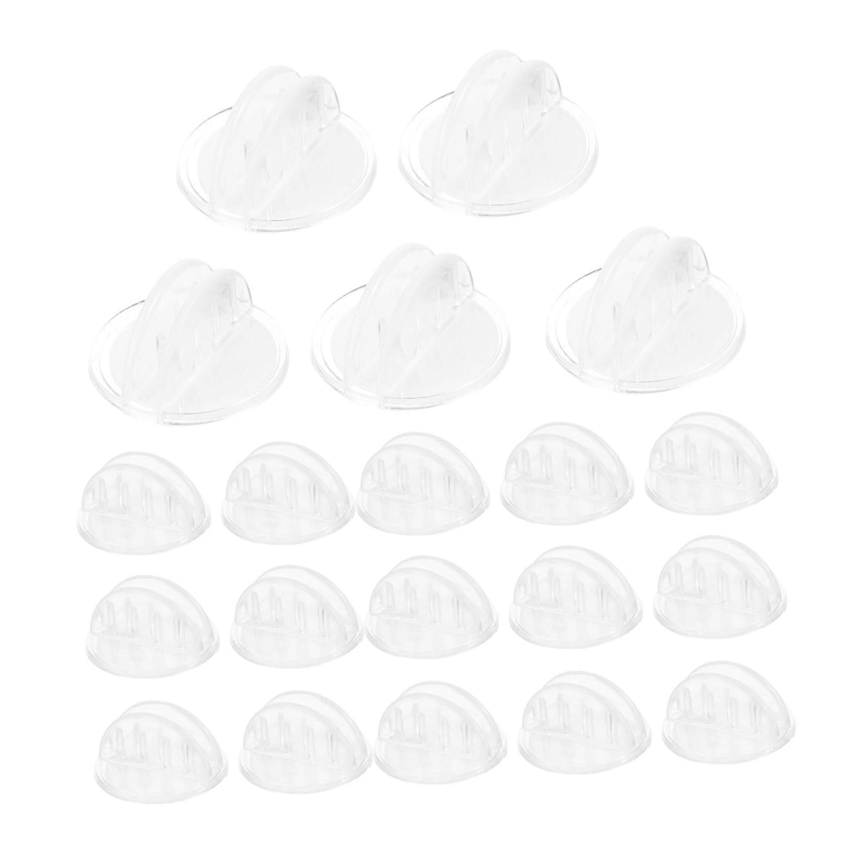 100pcs Mini Plastic  Tag Clips with Secure 7Tooth Grip for Retail Display and Supermarkets