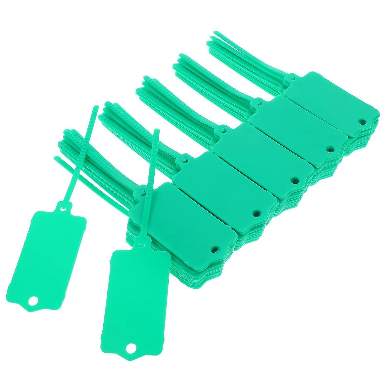 Plastic Tags 100pcs Reusable SelfLocking Waterproof WriteOn Cable and Luggage Label Tags