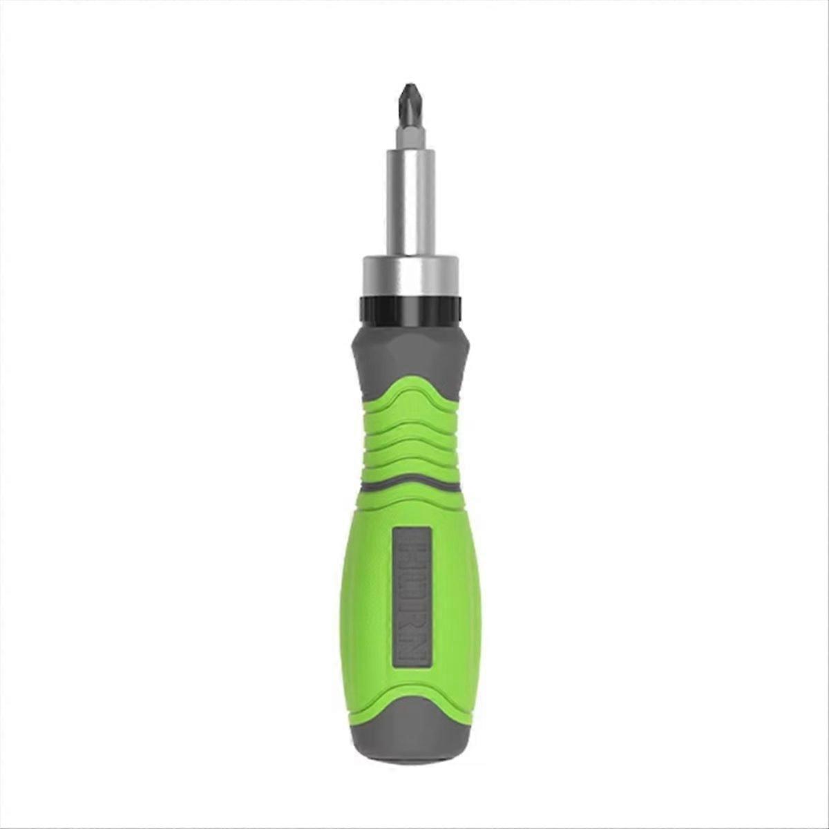 11 in 1 Ratchet Screwdriver Hidden Screwdriver Head Green