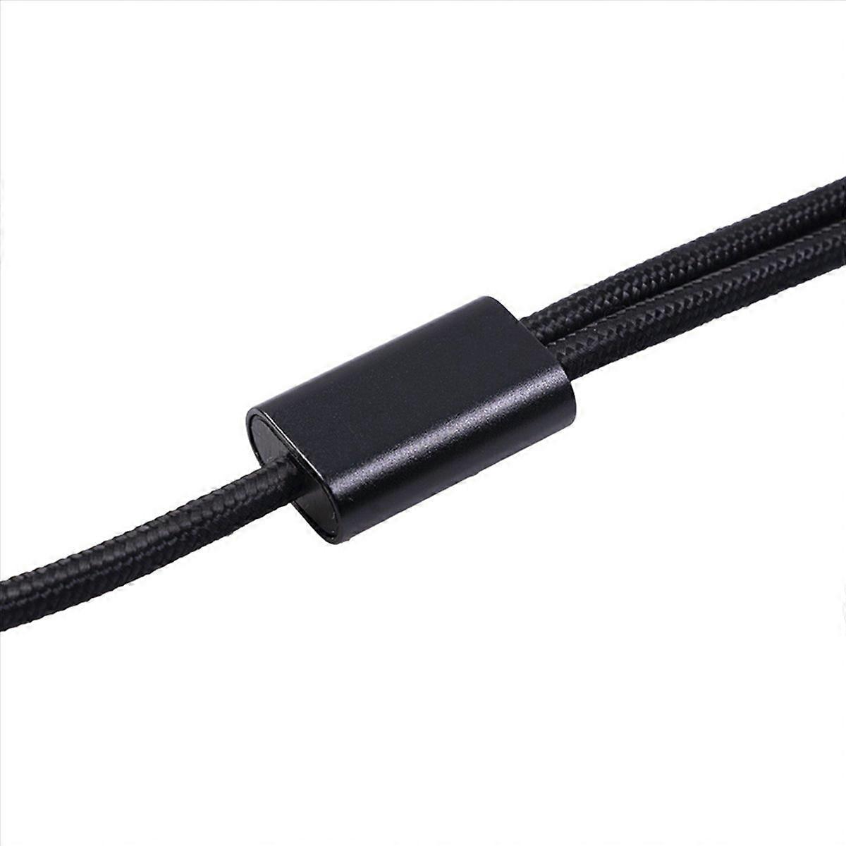 Stereo Audio Cable Amplifier Mixing Plug AV Cable 1M