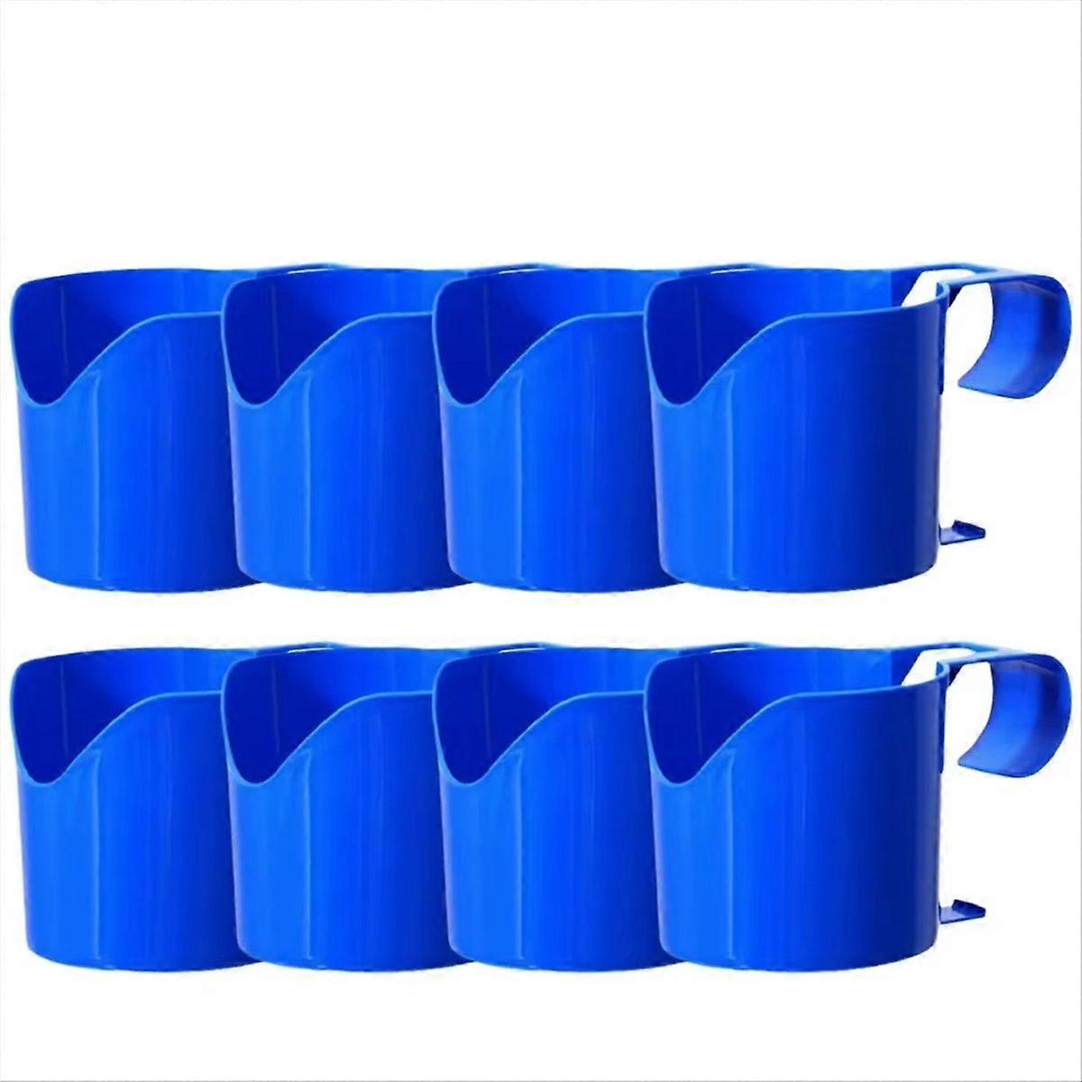 8PCS Plastic Storage Rack Poolside Organizer for Drinks Tools