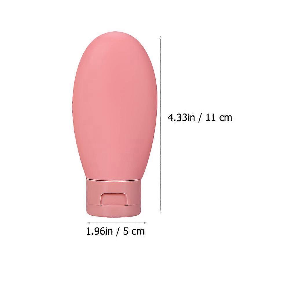 Refillable Bottle Leak Proof Cosmetic Toiletry Containers for Storage 3Pcs