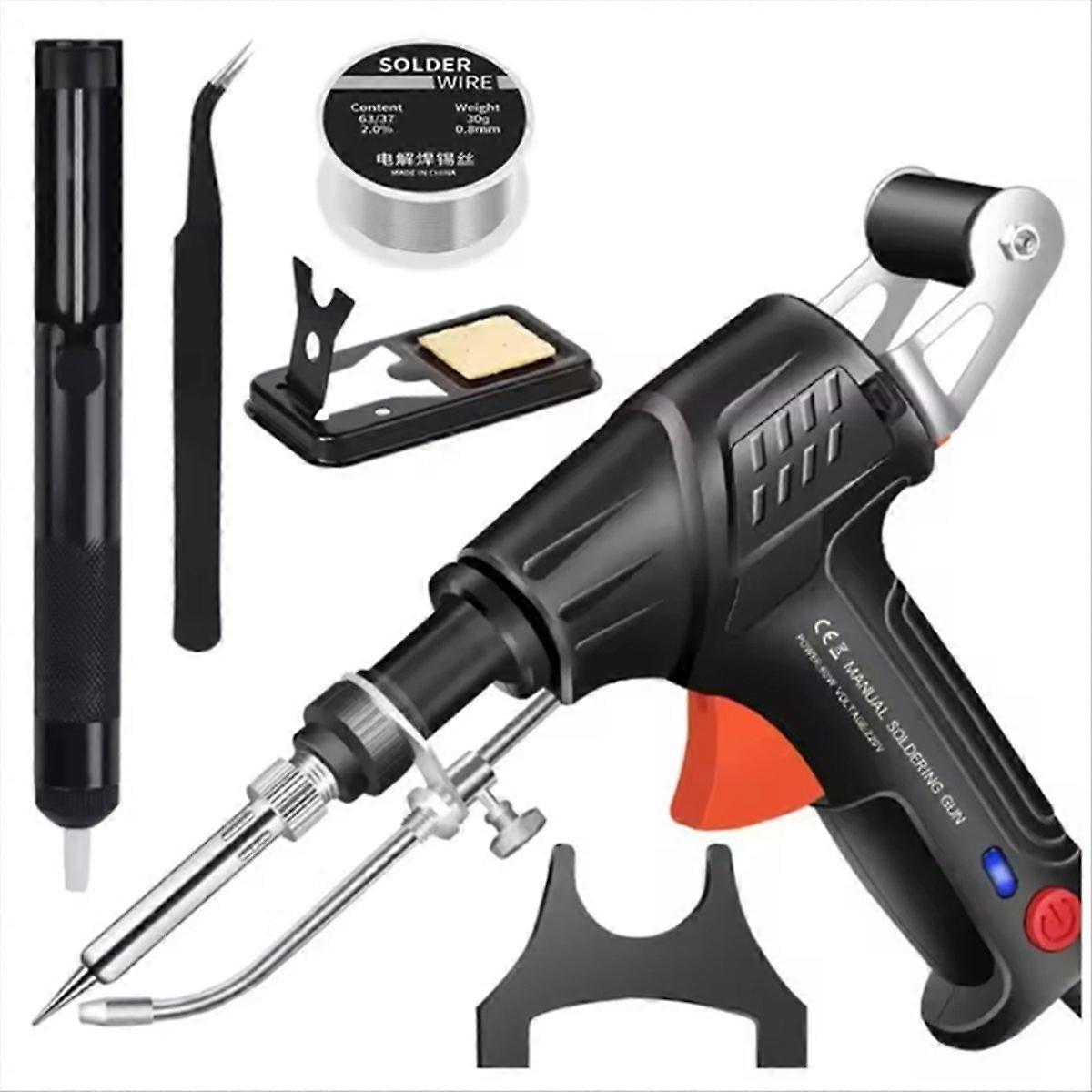 Handheld Electric Soldering Internal Heating Electric Soldering Iron Set Multi-Function Soldering Iron EU Plug