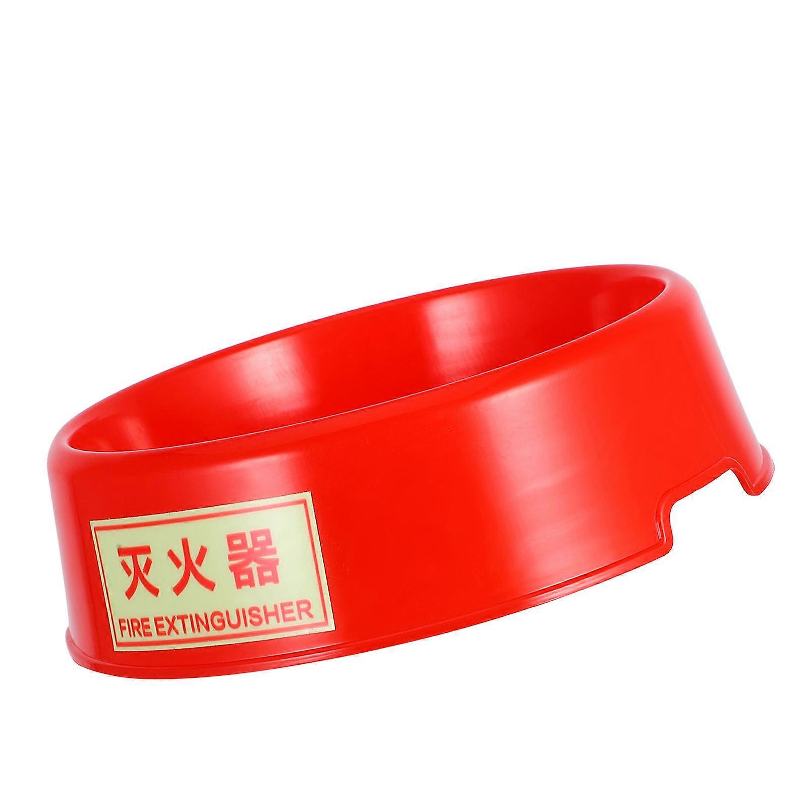 3Pcs Fire Extinguisher Holder Plastic Stand for Home Use Red