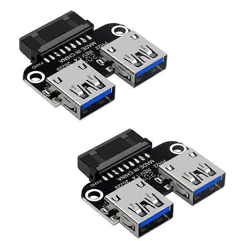 2Pcs USB 3.0 Motherboard Adapter