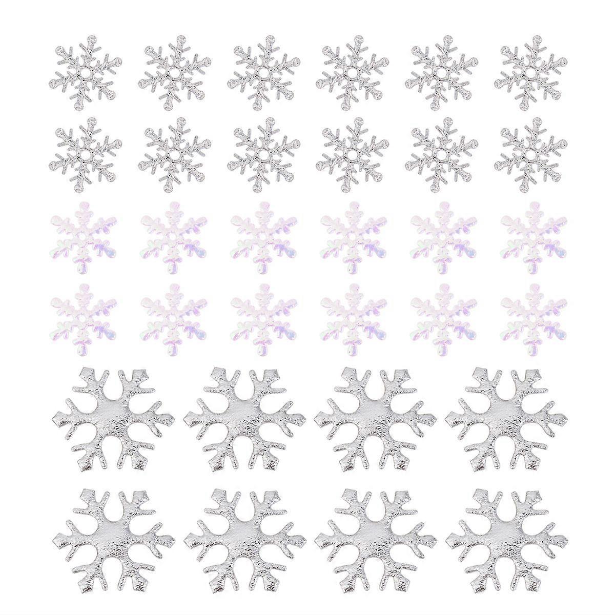 Snow Confetti Assorted Color Snowflake Confetti for Decoration 600Pcs