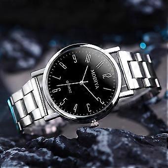 DESIGNICE Men's Watch Men's Fashion Stainless Steel Watches Chronograph Wristwatches, Stainless Steel Band Watch for Men