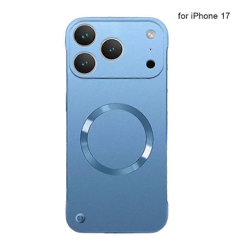 Matte Magnetic Frameless Protective Case for 17 / pro/pro max/air