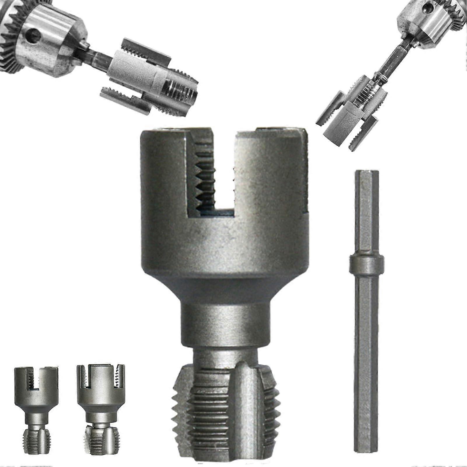 Integrated Pipe Threading Tool Leak-Free Threads Lightweight Cutting compatible with Both Professional and Home Projects