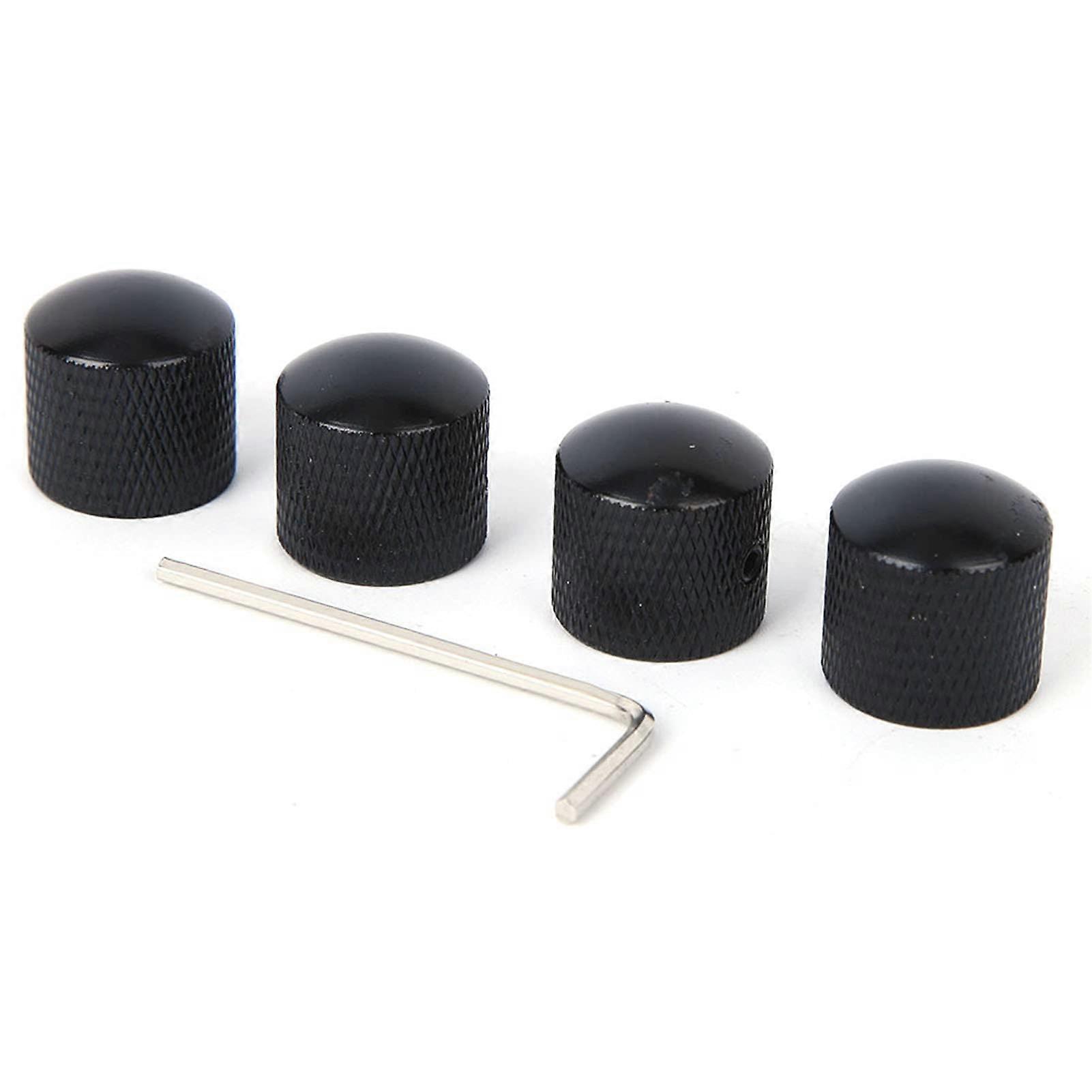 4pcs Dome Style Guitar and Bass Volume Knobs with Accurate Control and Comfortable Grip