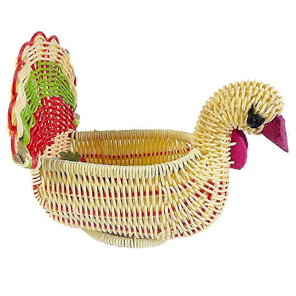 PP Material Chicken Woven Basket for Storage Use