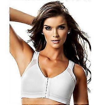 Women's Post-Surgery Sports Bra with Front Fastening & Wide Back Support - Adjustable Front Closure for Enhanced Comfort and Post-Op Recovery