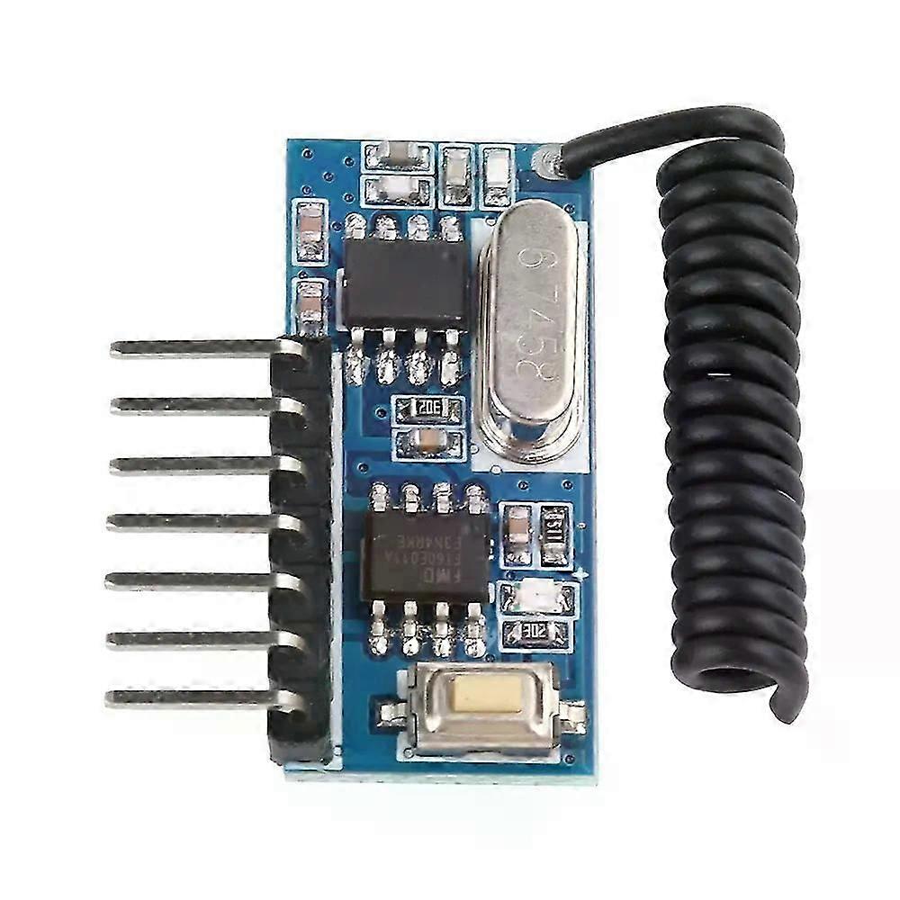 315/433mhz Wireless 4 Channel RF Receiver 1527 Learning Code Decoder Module compatible with Remote Control Receiving Module