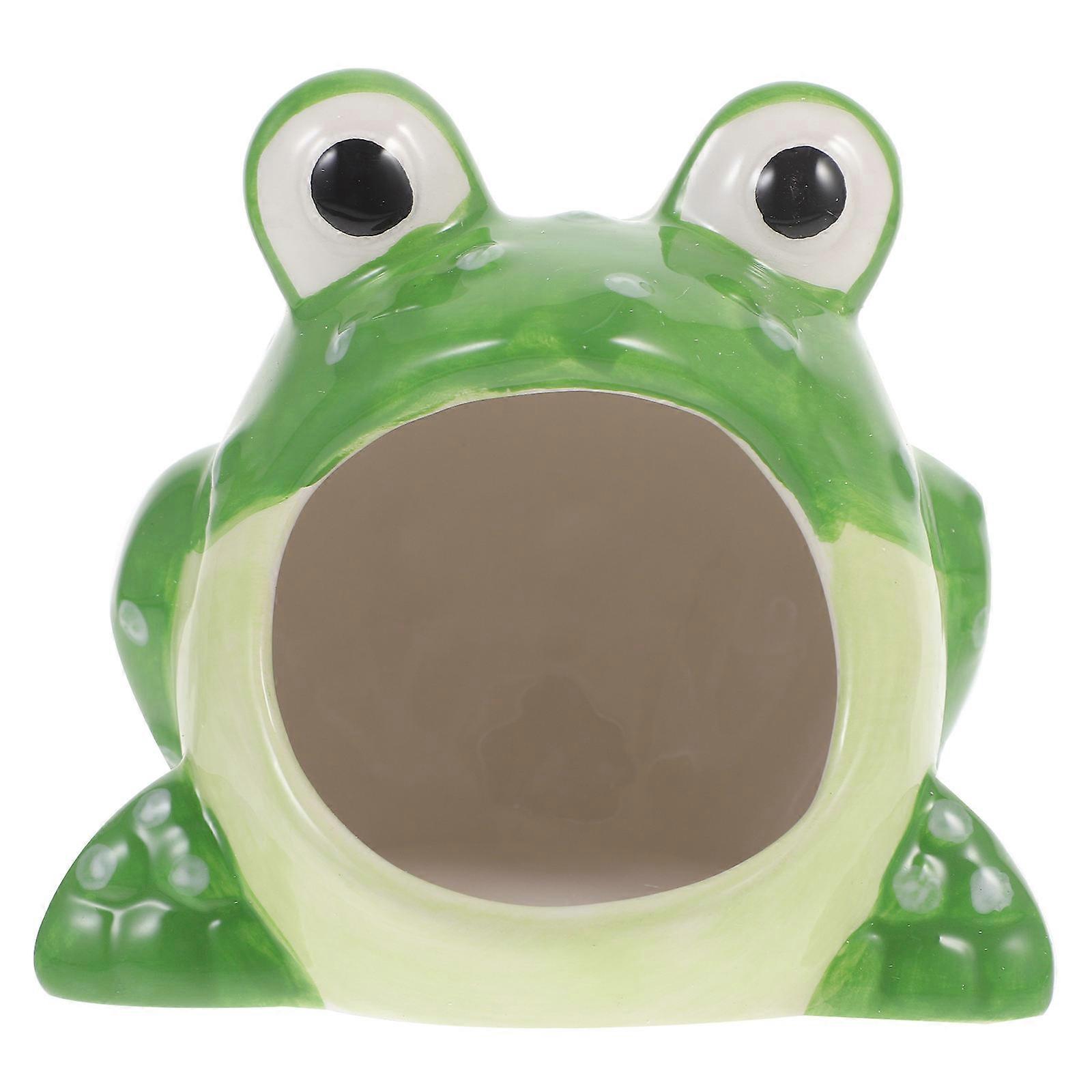 Ceramic Hamster Hideout with Animal Cave Function for Decor
