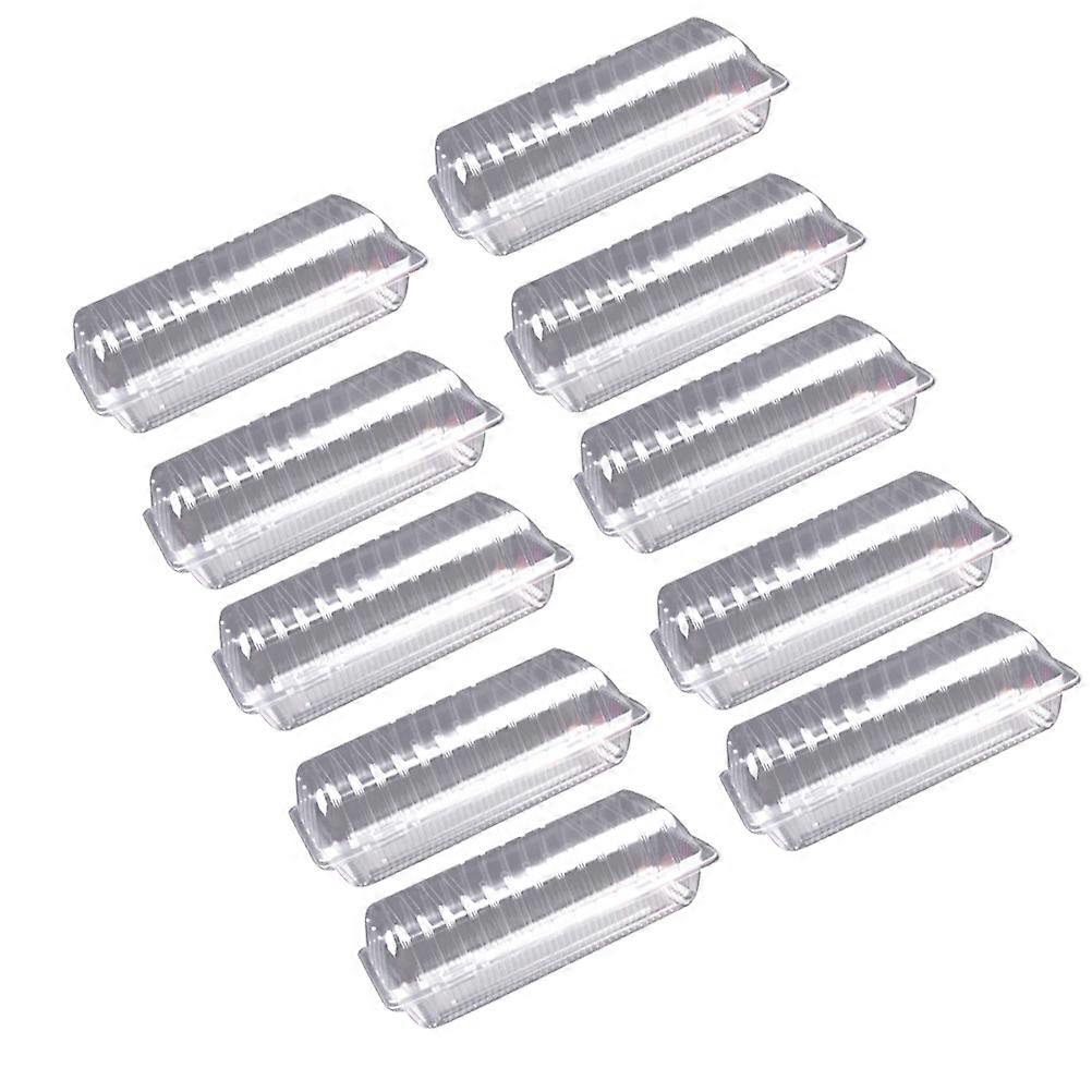 Take Out Boxes Fruit Bread Packing Box for Food Storage 30Pcs Clear Material
