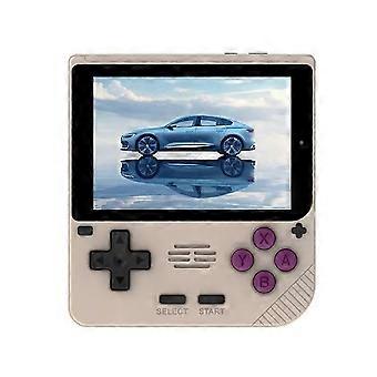 Console de jogos portátil retrô V10 com tela de 3,5 polegadas, console de jogos Linux, gamepad compatível com vários emuladores 3D.