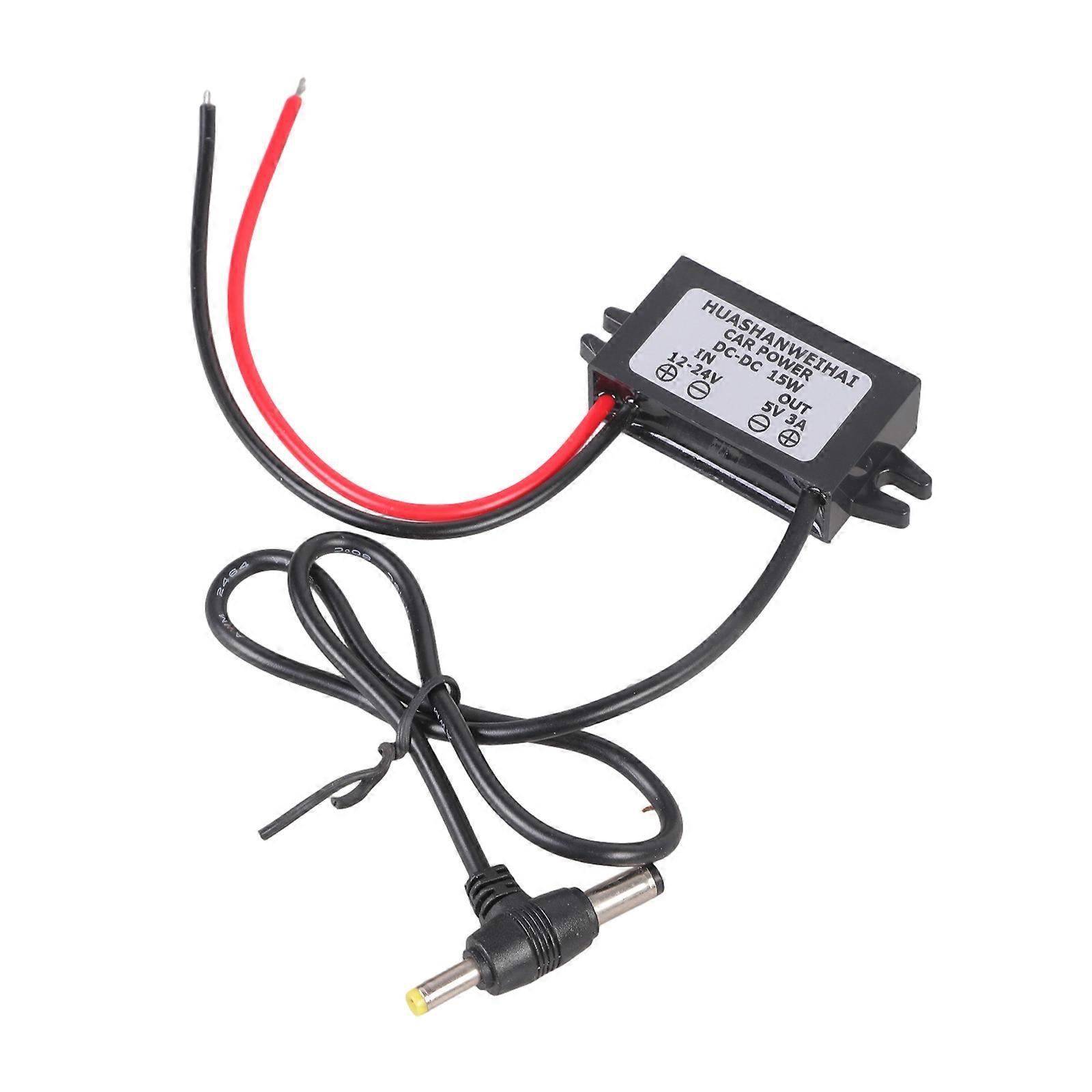 Double Interfaces 5521 And 4017 DC5V Converter Module With 3A Current Capacity For Electronic Projects Multicolor