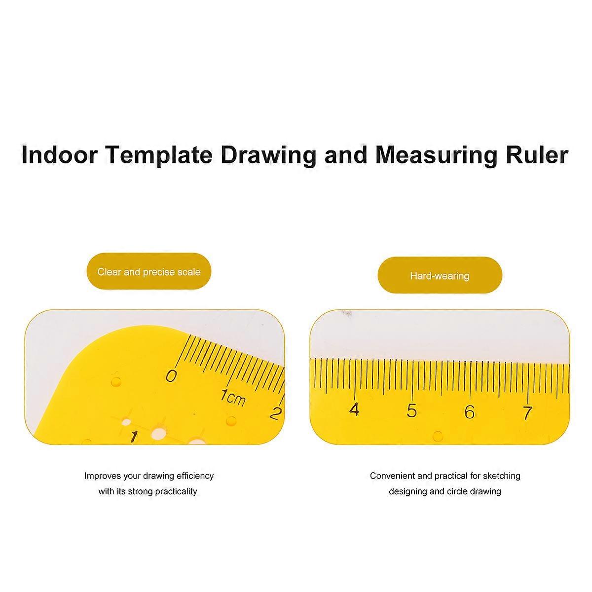 Curve Board Measuring Tool Circle Drawing Template for Office