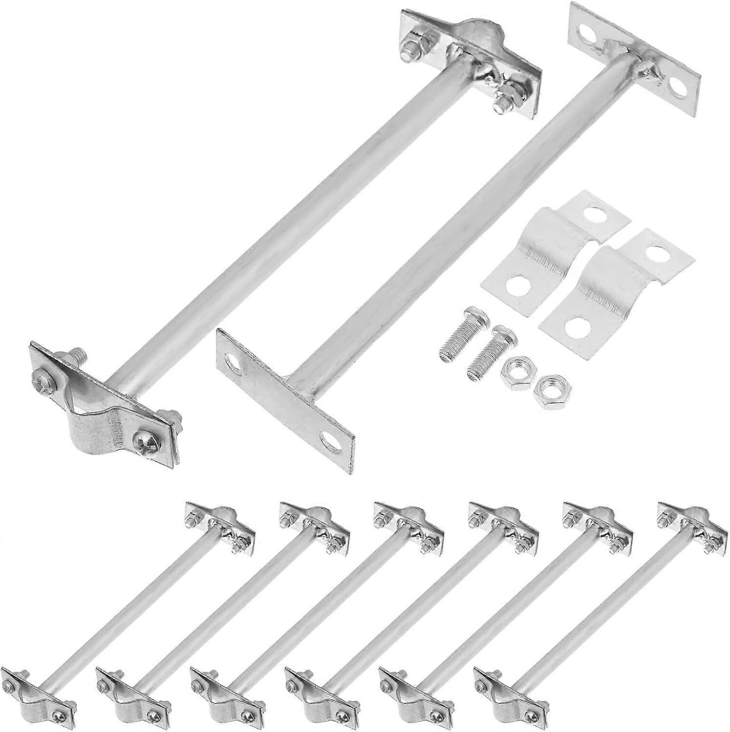 Extendable Brackets for Electrical Rods 8 Pieces