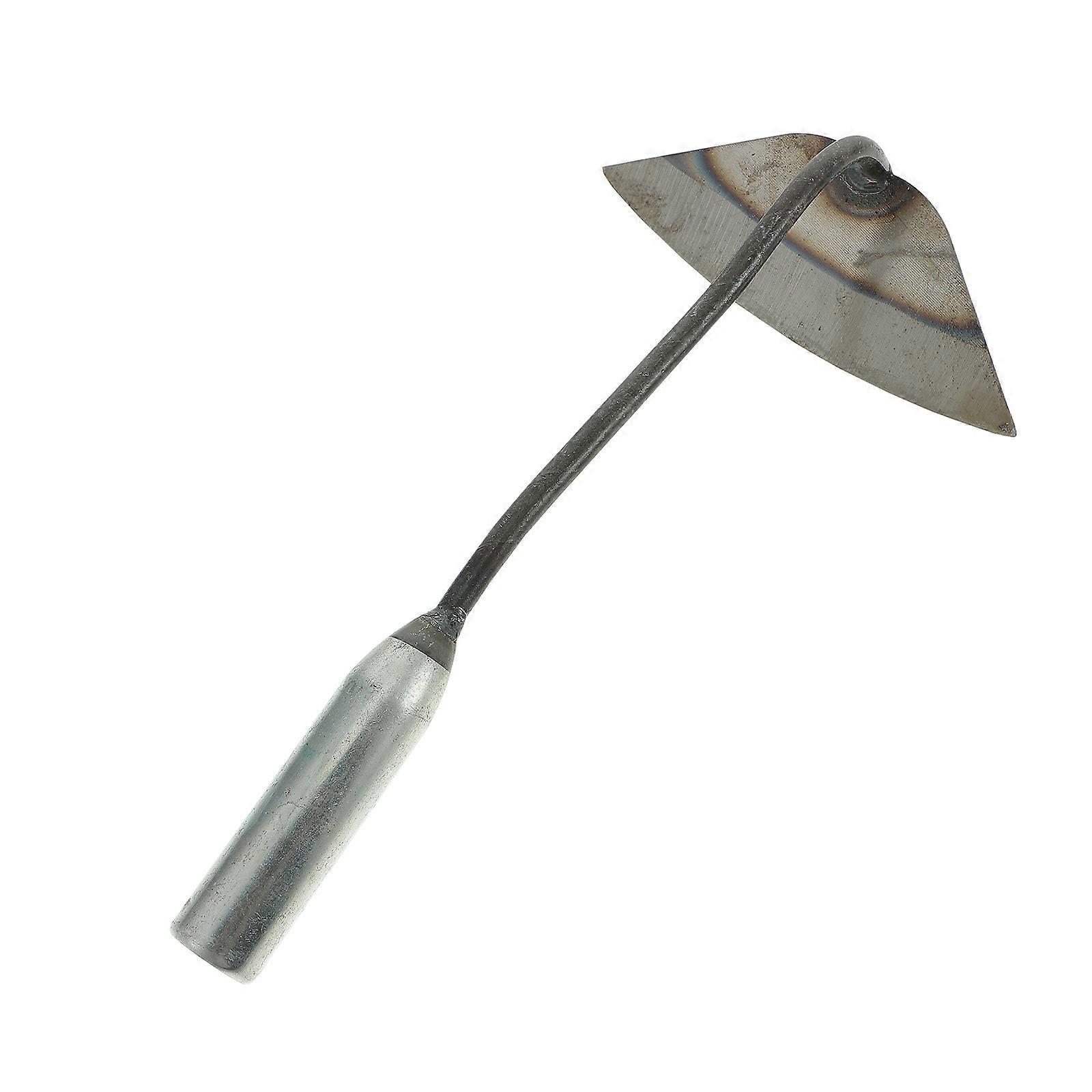 Garden Handheld Hoe Iron Hoe for Weeding Function in Silver Color
