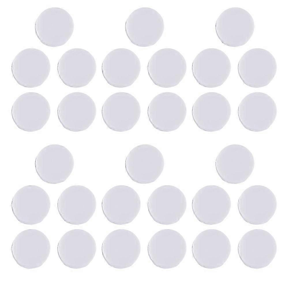 Plastic Ring Rattles White Inserts for Baby 50Pcs Pack