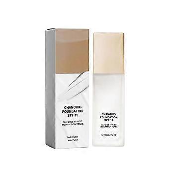 Farbverändernde Foundation, LSF 15 Concealer, tägliche Make-up-Basiscreme – 30 ml