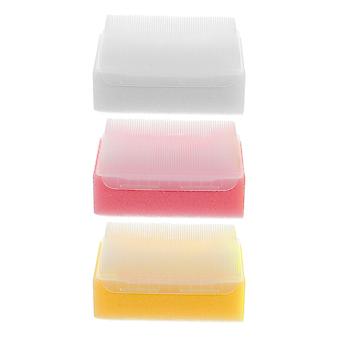 3pcs Baby Bath Sponge Brush Infant Bath Scalp Cleaning Brushes Baby Hair Brush Body Massage Brush for Infant Gentle Cleaning Accessories