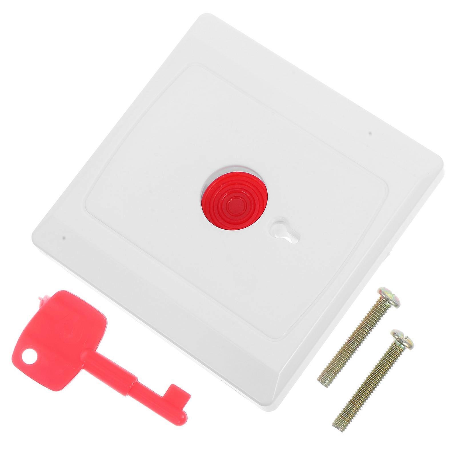Emergency Button Alarm Button with Reset Key for Urgent Use 1Set