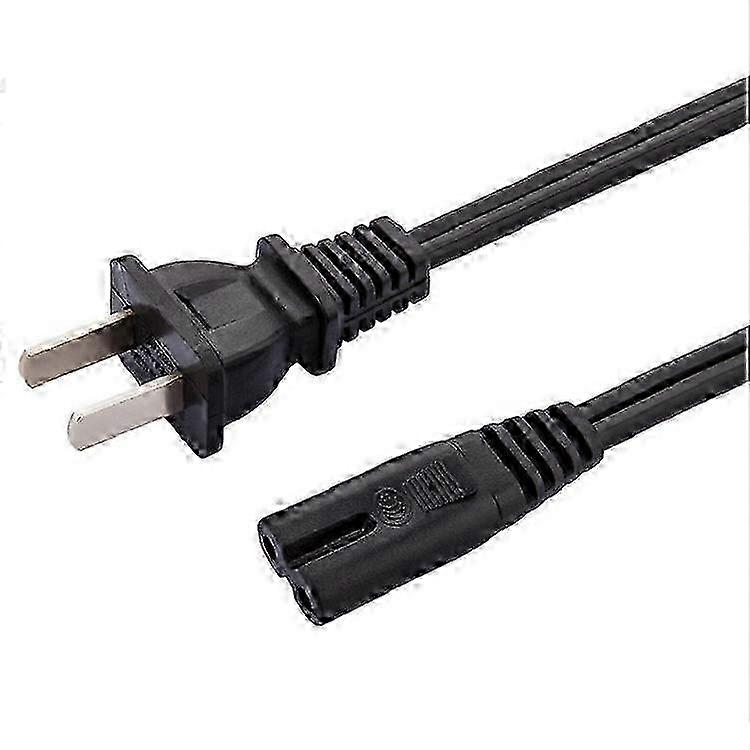 Replacement AC Power Supply Cord Black Compatible with Xbox One S & Xbox One X Console