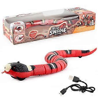 Electric RC Snake Toy with Touch Sensing and LED Eyes