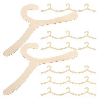 Pet Clothes Hanger Rack for Organizing Pet Apparel 20Pcs Plastic Hangers