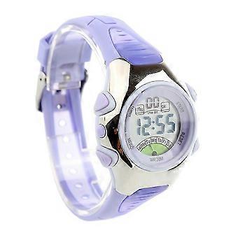 Wasserdichte LED-Kinderuhr mit Datumsanzeige, Lila