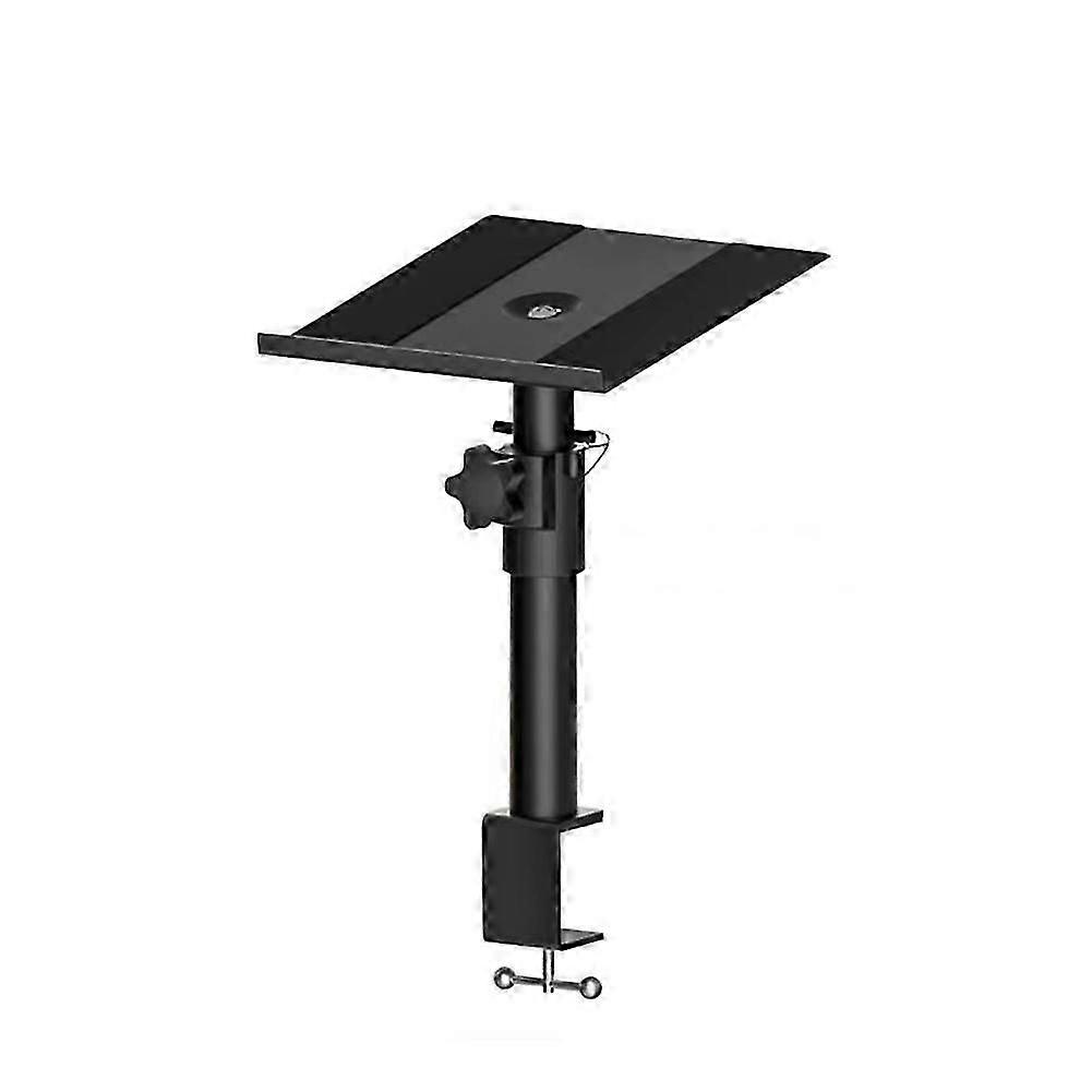 Studio-Grade Clamp Mount Speaker Stand Height Adjustable Desktop Platform for Studio Monitors Computer Speakers