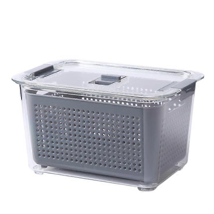 Compartment Refrigerator Drain Basket - Grey