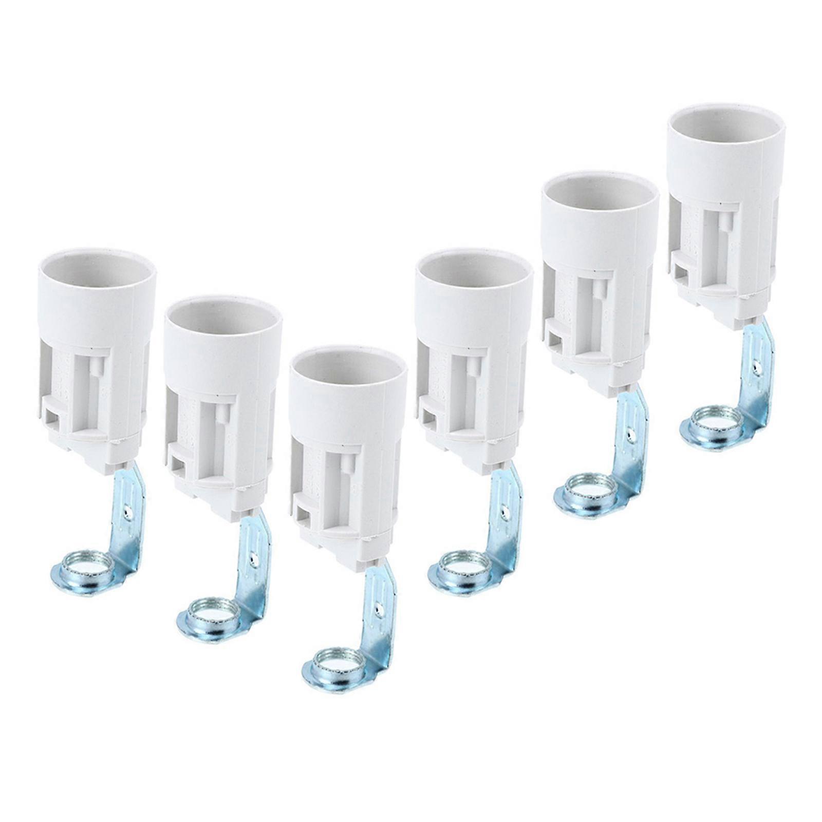 6pcs Kandelaar Socket Adapter E14 Schroef Light Socket Vervanging Light Sockets