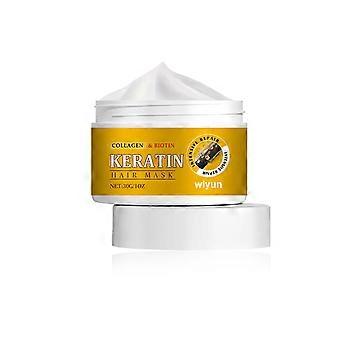 Keratin Haarmaske, pflegende Keratin Reparatur Sanfte Haarpflege Glänzende Haarmaske