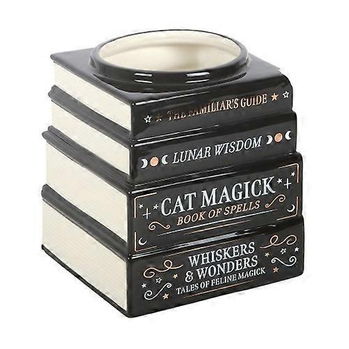 Something Different Black Cat Magick Book Stack Vase
