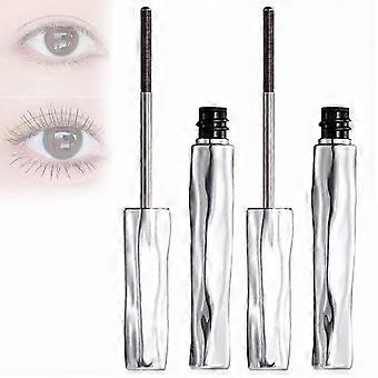 Waterdichte, verlengende mascara set met metalen applicator voor precisie- en 3D-kruleffect, 2 stuks