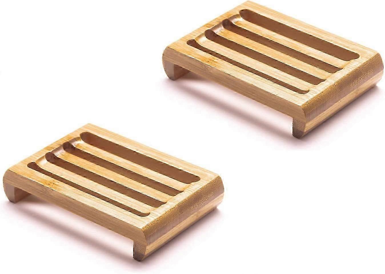 Bamboo soap dish | 11cm x 7.5cm(2)